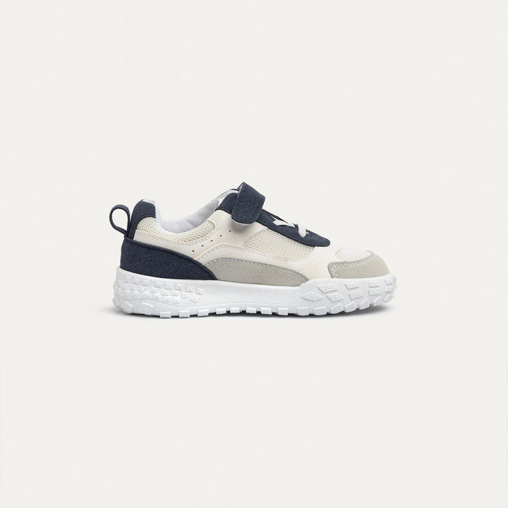 Achilles Kids | Play Runner – Navy & White (One-Strap Sneakers) – Go Far, Play Fast