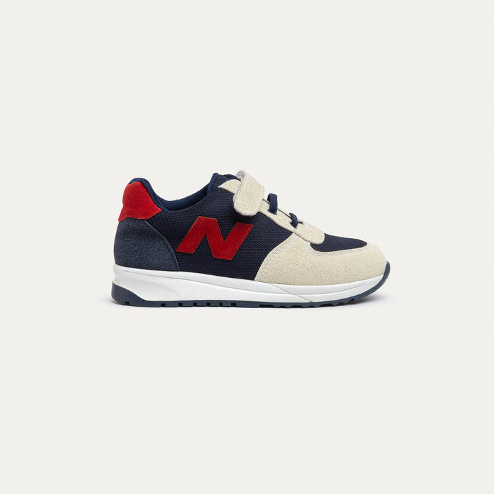 Achilles Kids | Daydream – Navy & Beige (One-Strap Sneakers) – All-Day Play, All-Day Style