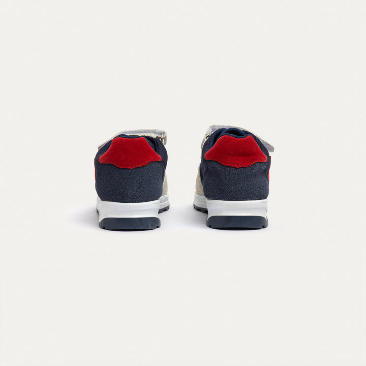 Achilles Kids | Daydream – Navy & Beige (One-Strap Sneakers) – All-Day Play, All-Day Style