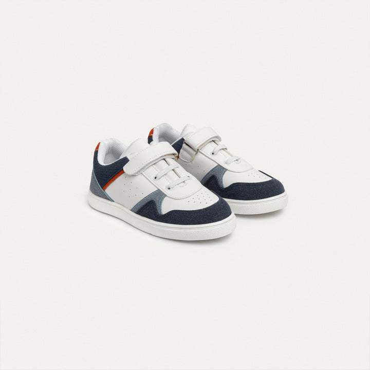Achilles Kids | Rocket Court – Navy Bolt (Quick-Strap)