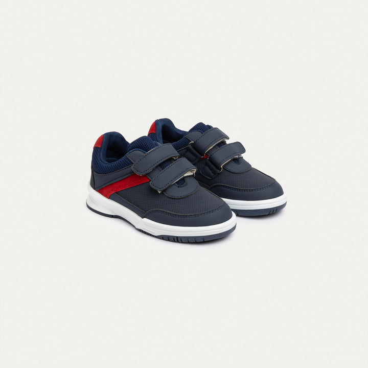Achilles Kids | PlayCourt Bolt – Navy/red(One-Strap)