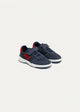 Daydream Navy & Red (One-Strap Sneakers) Court Style, Kid | Simple