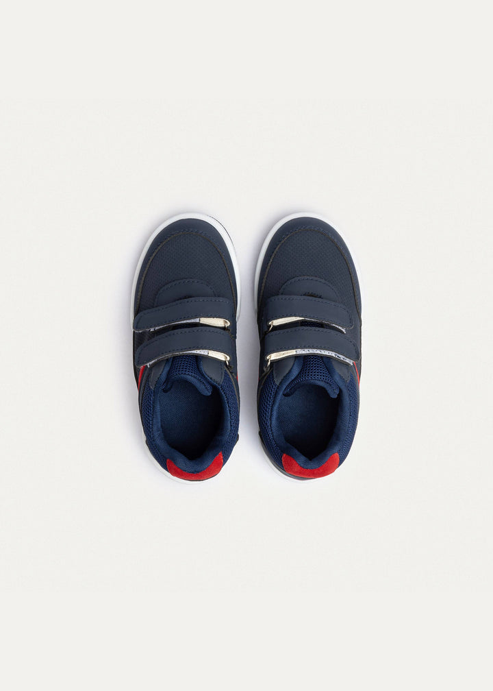 Achilles Kids | PlayCourt Bolt – Navy/red(One-Strap)