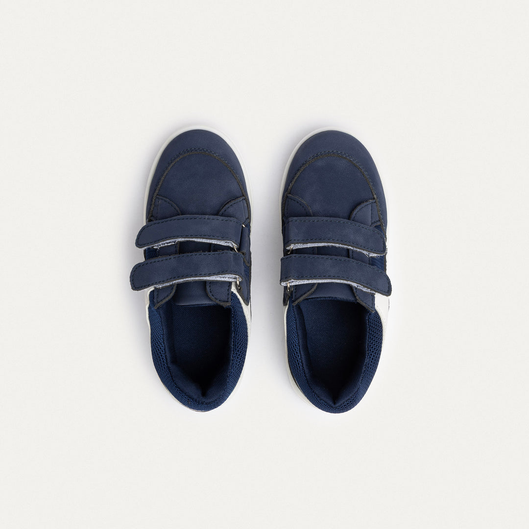 Achilles Kids | Daydream – Navy & White (Twin-Strap Sneakers) – Your Dream Shoe, Real Easy
