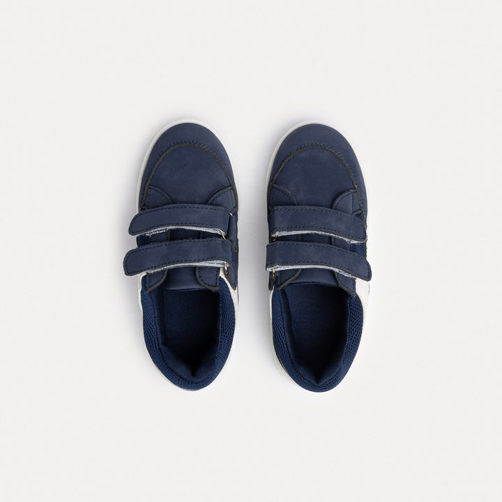 Achilles Kids | Daydream – Navy & White (Twin-Strap Sneakers) – Your Dream Shoe, Real Easy