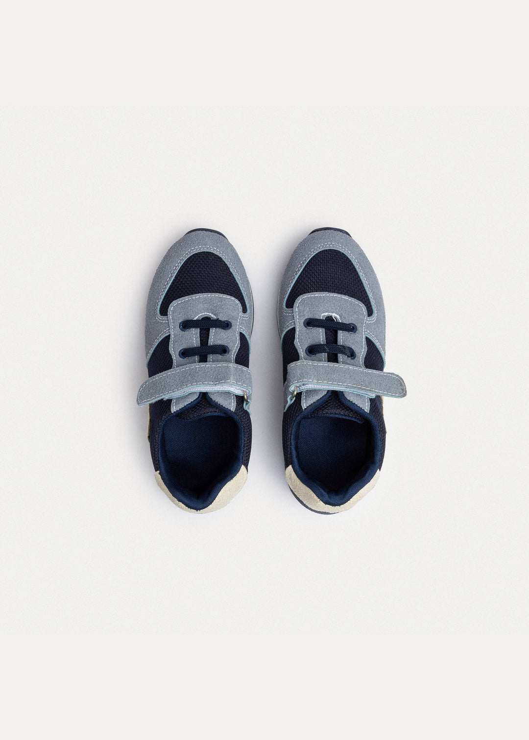 Achilles Kids | Daydream – Navy & Gray (Twin-Strap Sneakers) – Your Dream Shoe, Real Easy