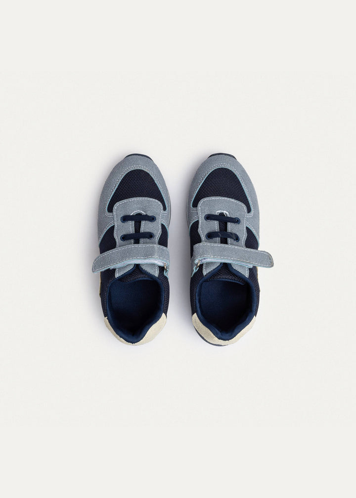 Achilles Kids | Daydream – Navy & Gray (Twin-Strap Sneakers) – Your Dream Shoe, Real Easy