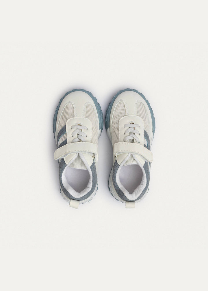 Daydream White & Gray (One-Strap Sneakers) Your Dream Shoe, Real Easy