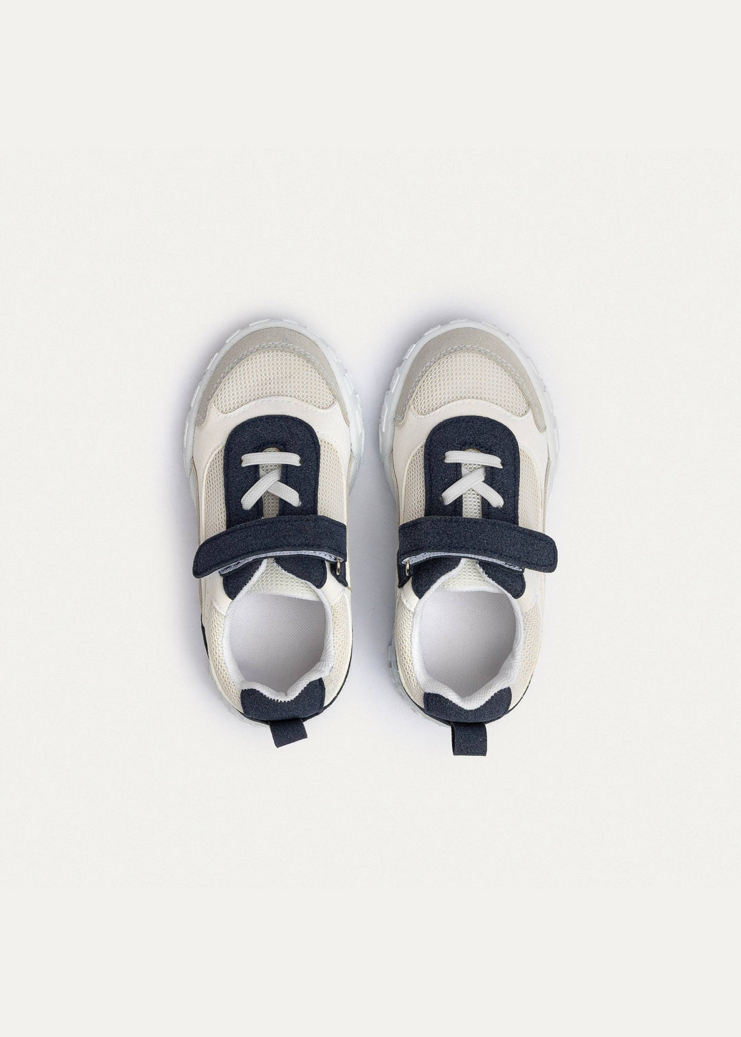 Achilles Kids | Play Runner – Navy & White (One-Strap Sneakers) – Go Far, Play Fast