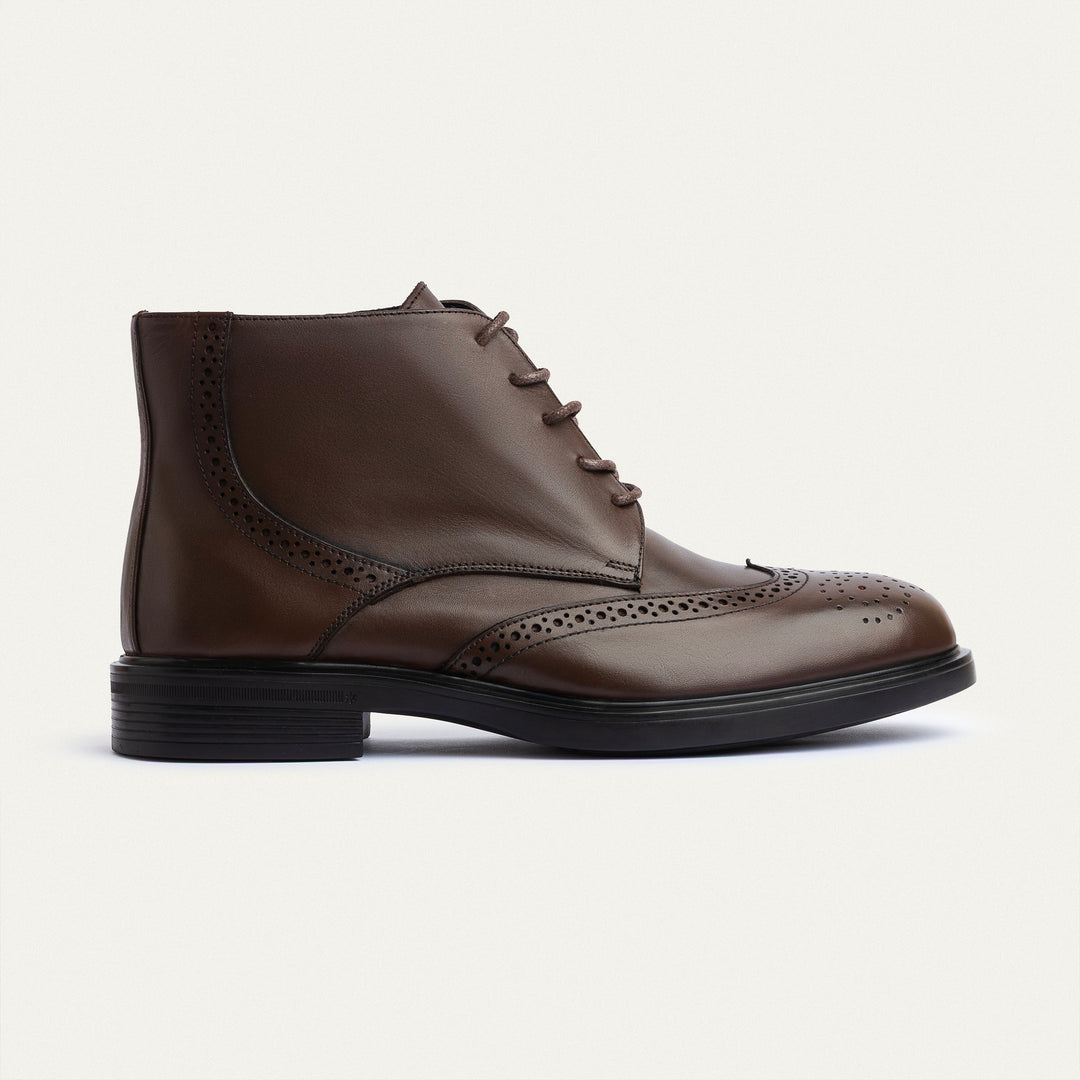 Oxford Crest Boots | Brown