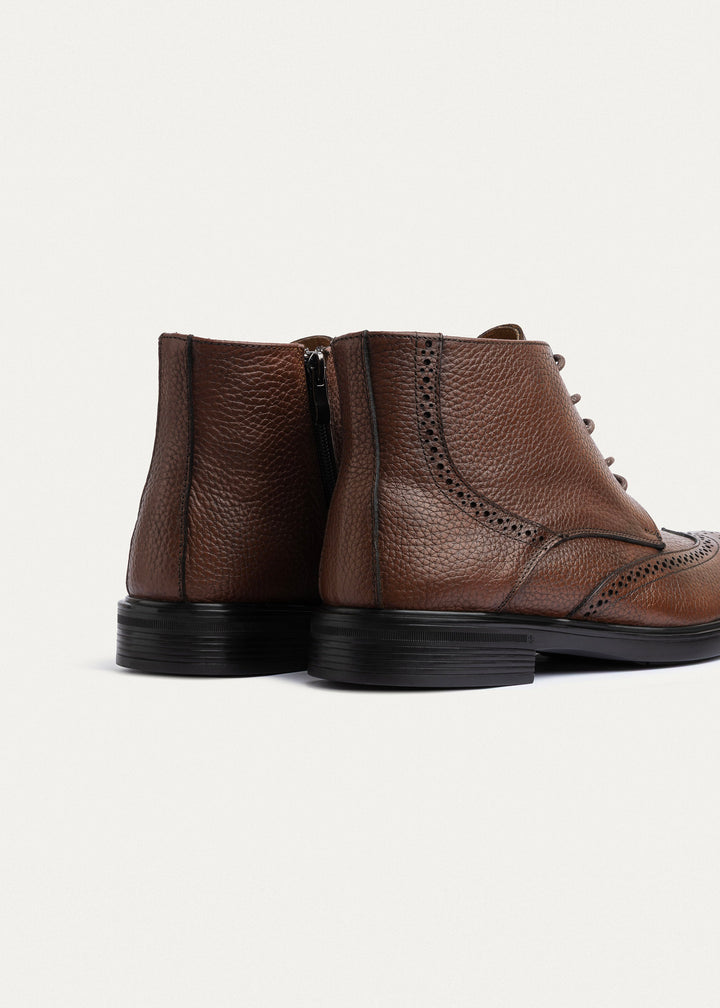 Oxford Crest Boots | LightBrown