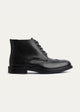 Oxford Crest Boots - Genuine Leather Black