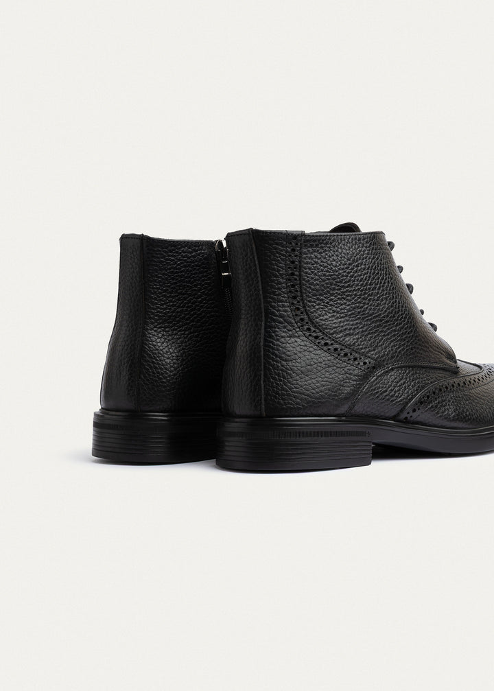 Oxford Crest Boots | Black