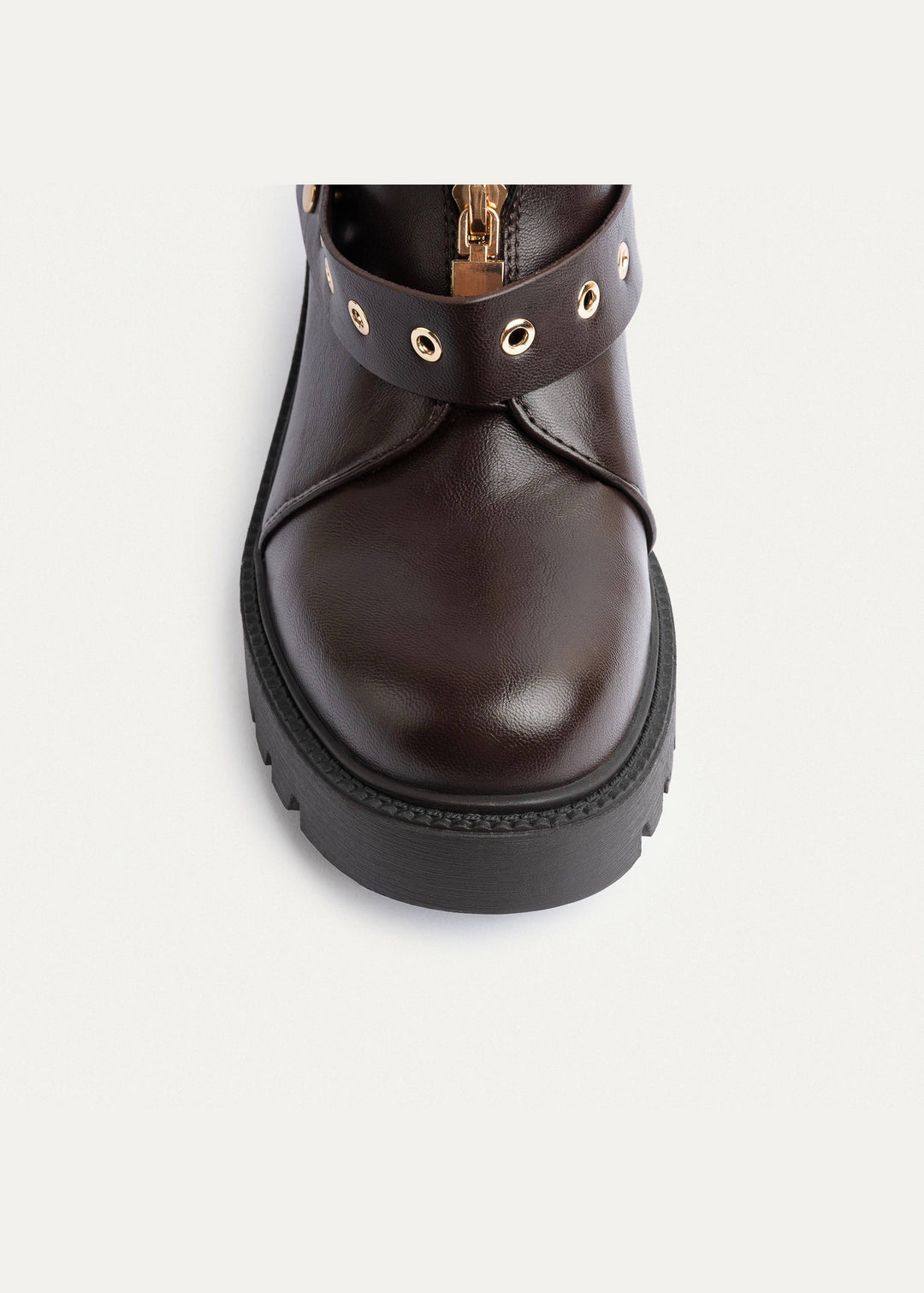 Achilles | Rebel Zip Combat Boots | Brown