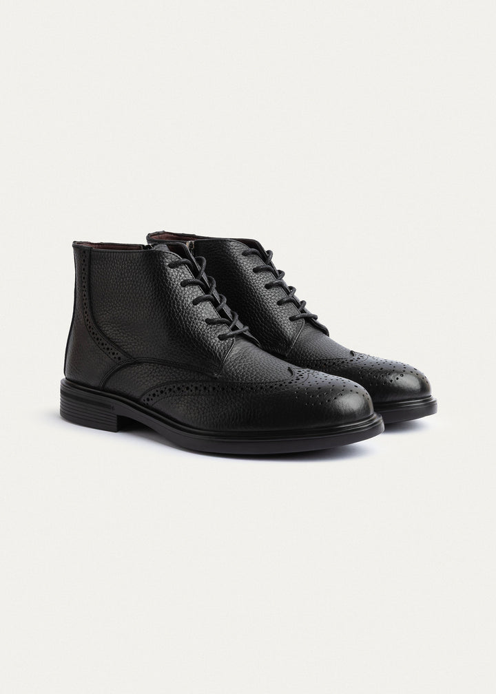 Oxford Crest Boots | Black