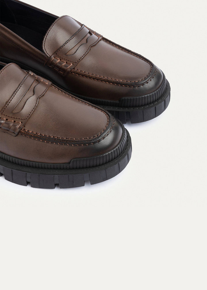 Achilles | Edge Loafers | Brown