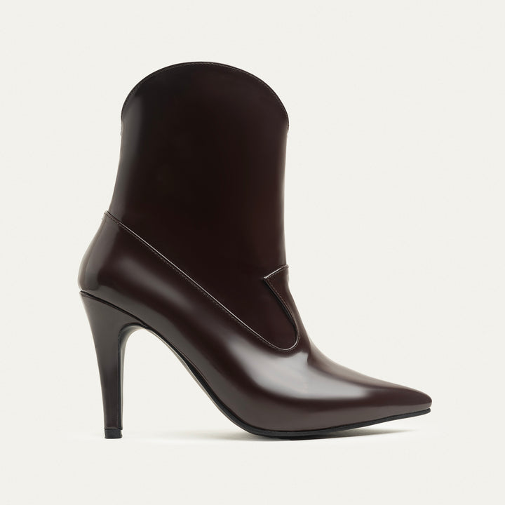 Aria Ankle Boots - Burgundy