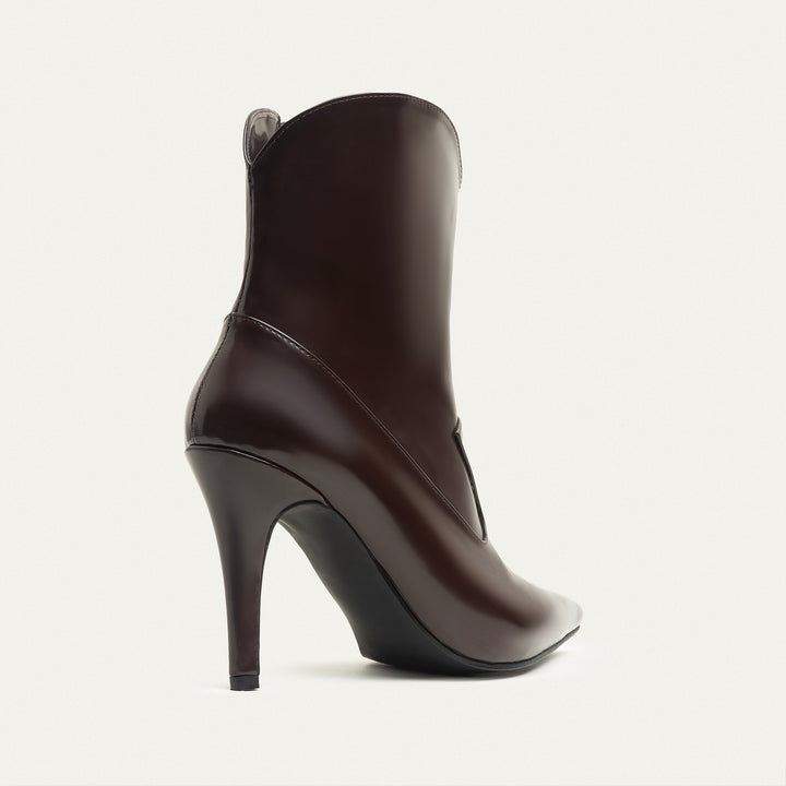 Aria Ankle Boots - Burgundy