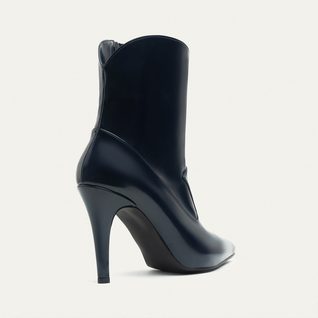 Aria Ankle Boots - Dark Blue