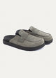 Suede Slip-On Loafer Mule | Gray