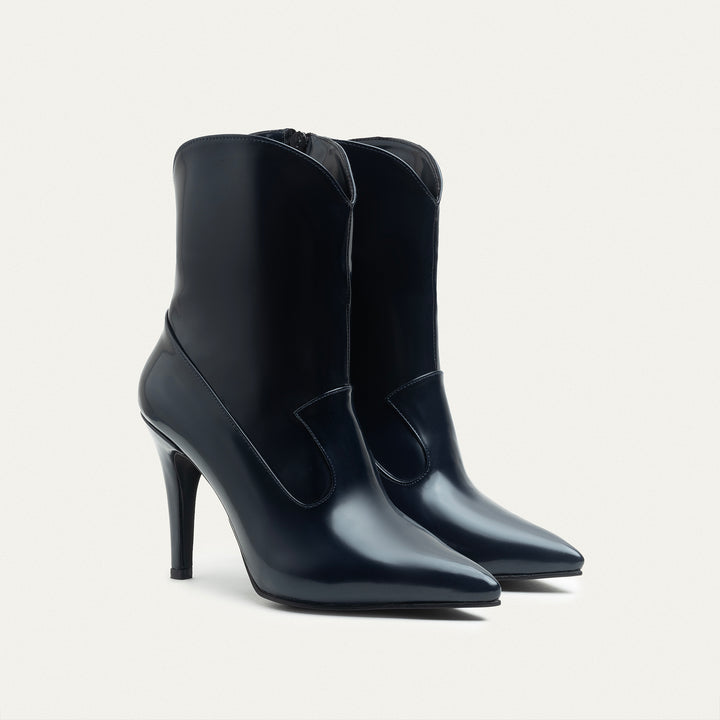 Aria Ankle Boots - Dark Blue