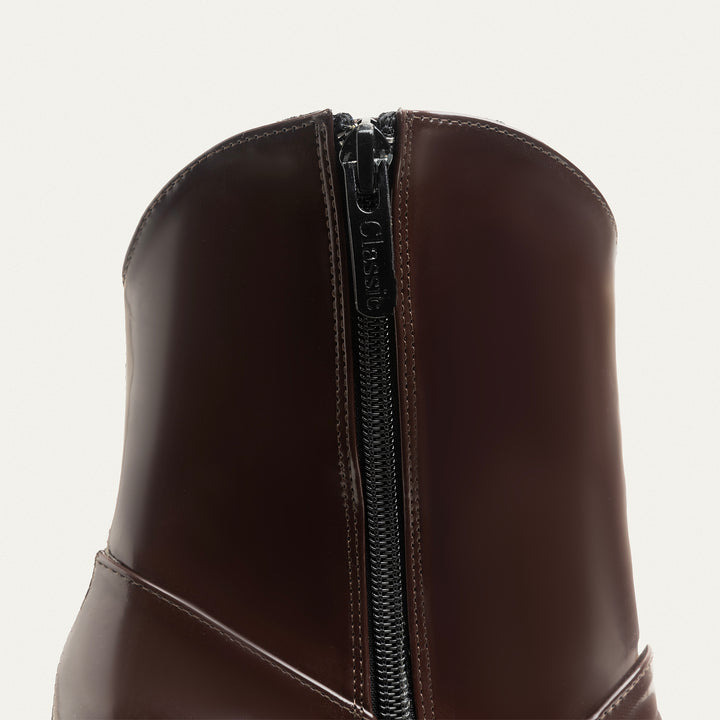 Aria Ankle Boots - Burgundy