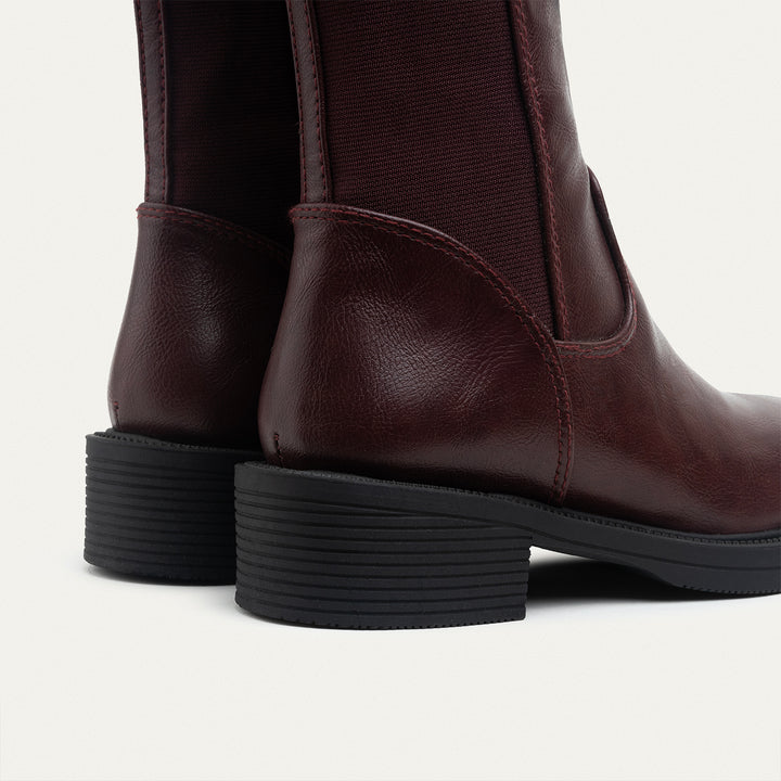 Talon Stride Chelsea Boots - Burgundy