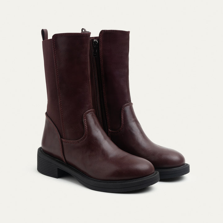 Talon Stride Chelsea Boots - Burgundy