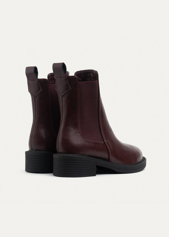Allonger La Silhouette Chelsea Boots | Burgundy