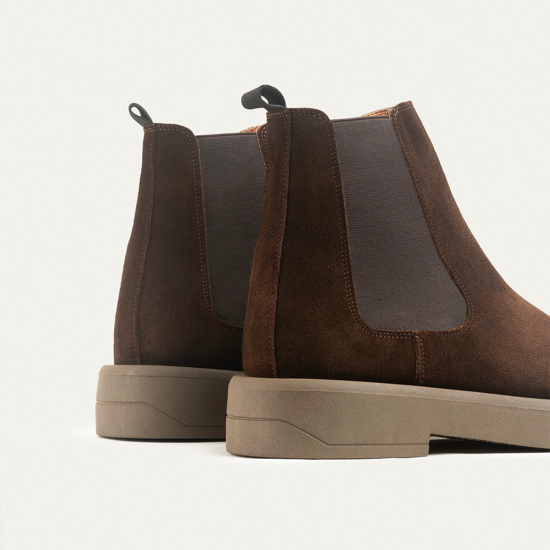 Rustic Luxe Chelsea Boots- Brown