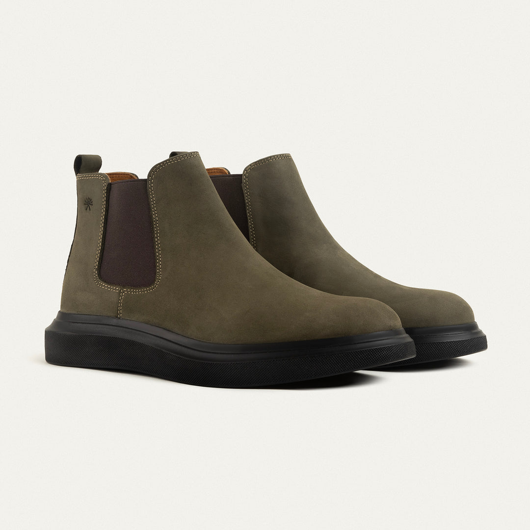 Achilles Urban Classic Chelsea Boots- Olive