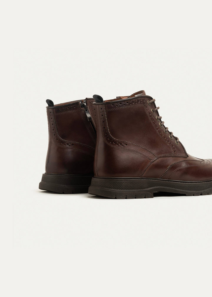 Regent Brogue Boots | Brown