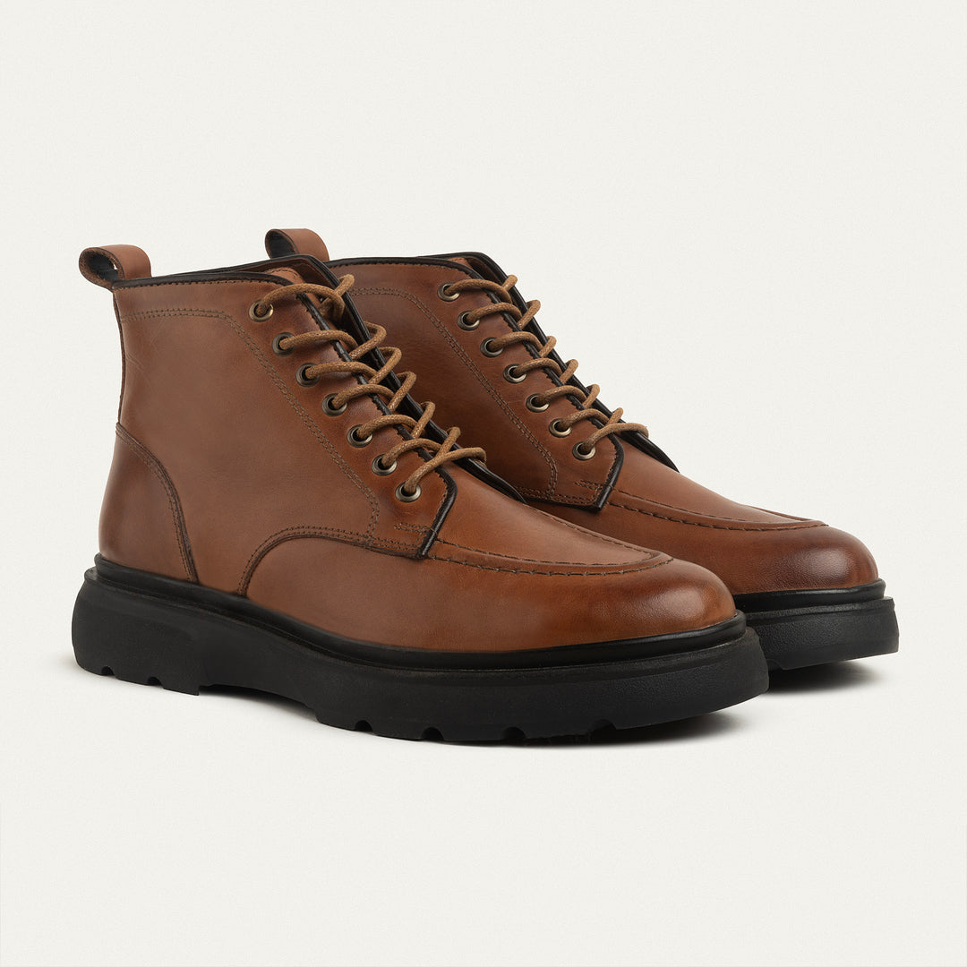 The Ranger Genuine Leather Half Boots - Havan