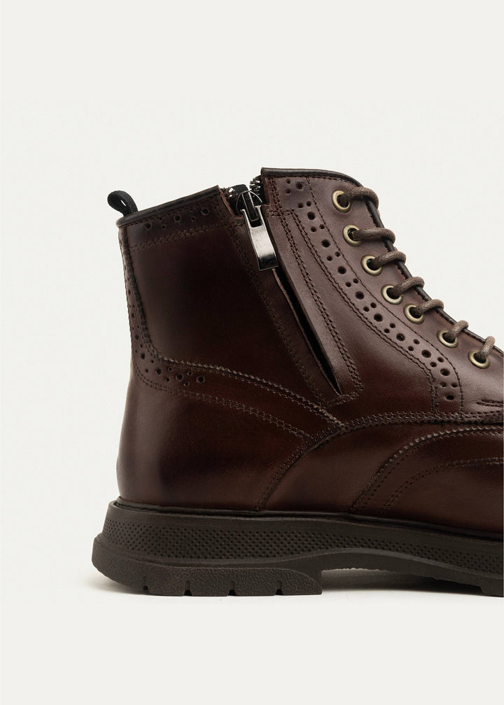 Achilles | Regent Brogue Boots | Brown