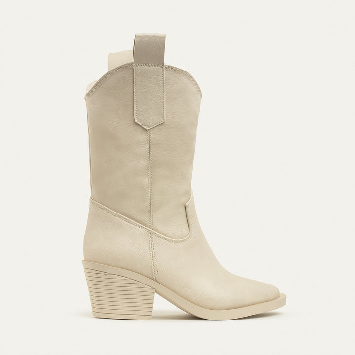 Sierra Starlight Cowboy Boots - Beige