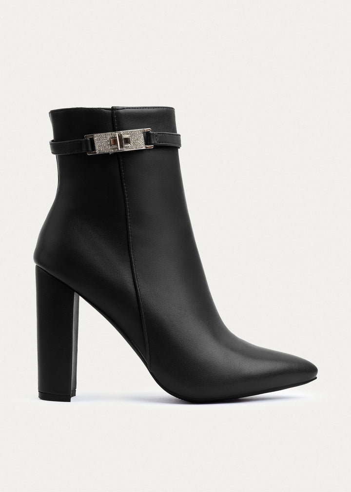 Allure Heeled Ankle Boots | Black