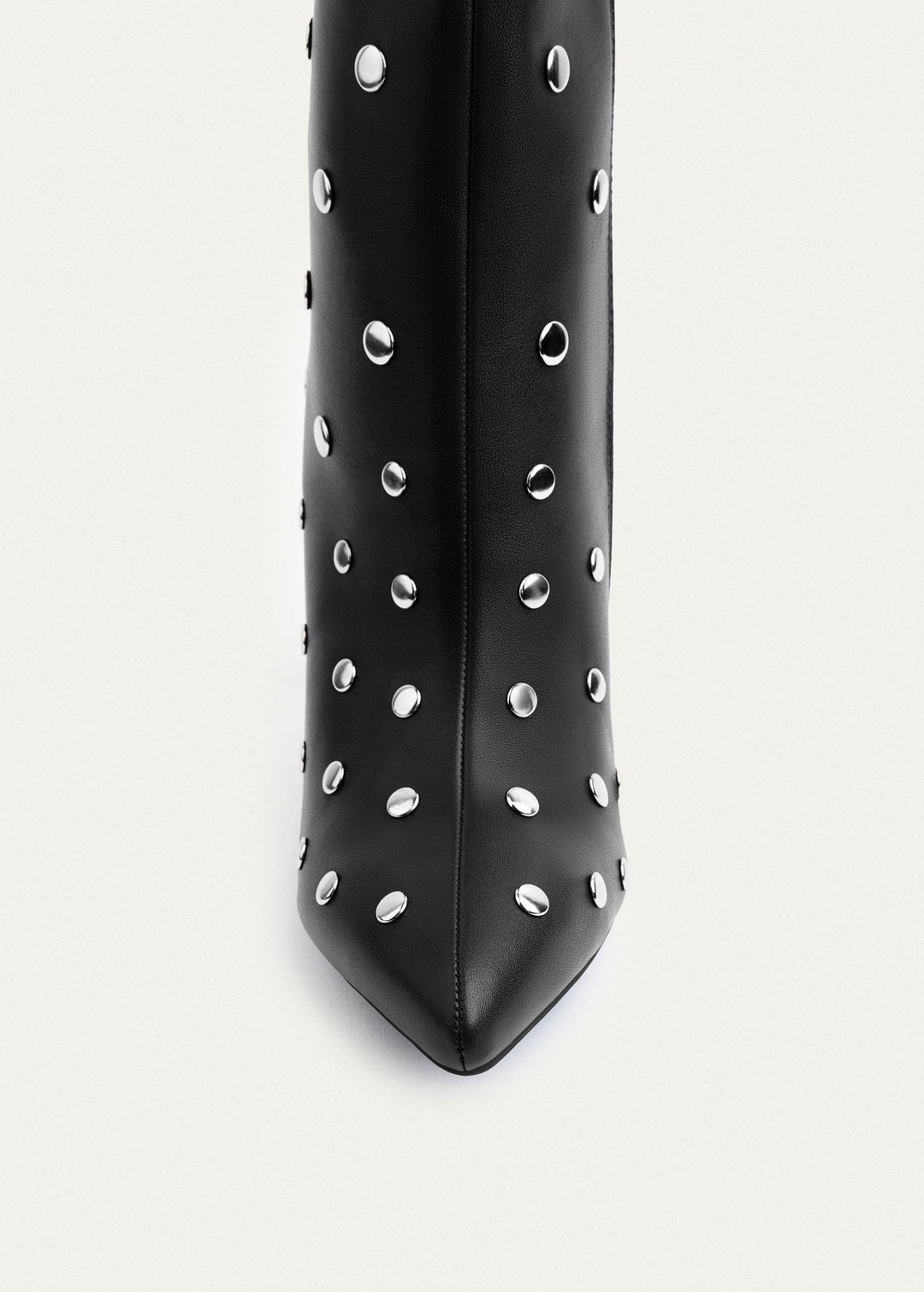 Achilles | Nova Studded Heeled Boots | Black