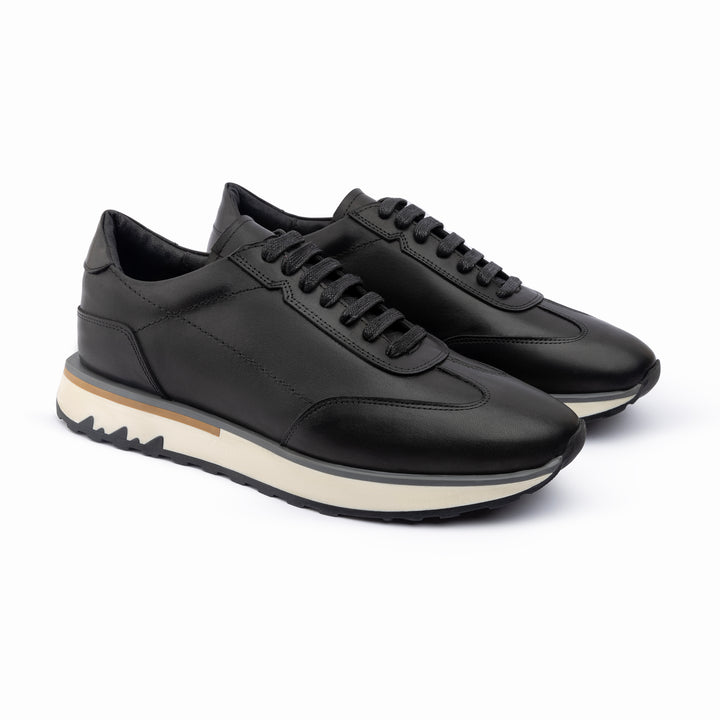 Achilles Pro | All Black Genuine Leather