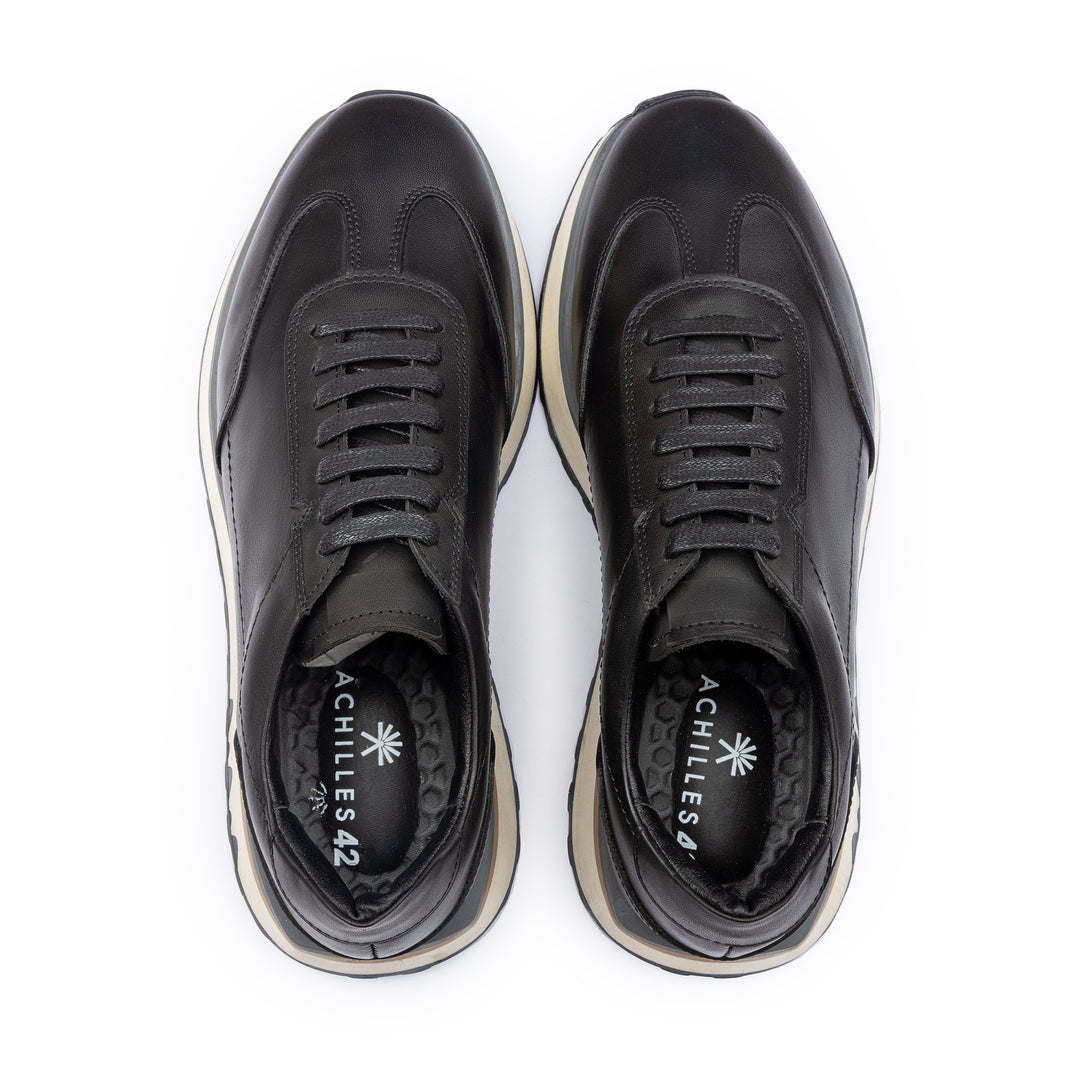 Achilles Pro | All Black Genuine Leather