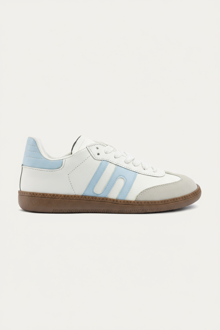 G-Sneakers Laceup Comfy Sneakers | Baby Blue