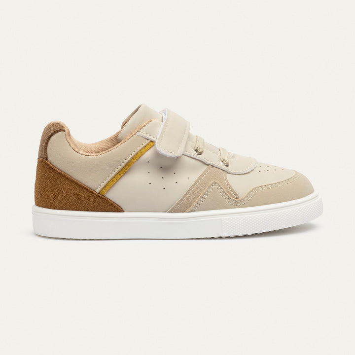 Achilles Kids | Rocket Court – Beige Bolt (Quick-Strap)