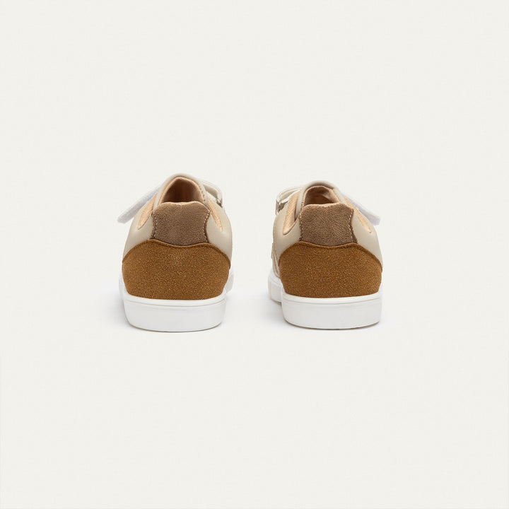 Achilles Kids | Rocket Court – Beige Bolt (Quick-Strap)