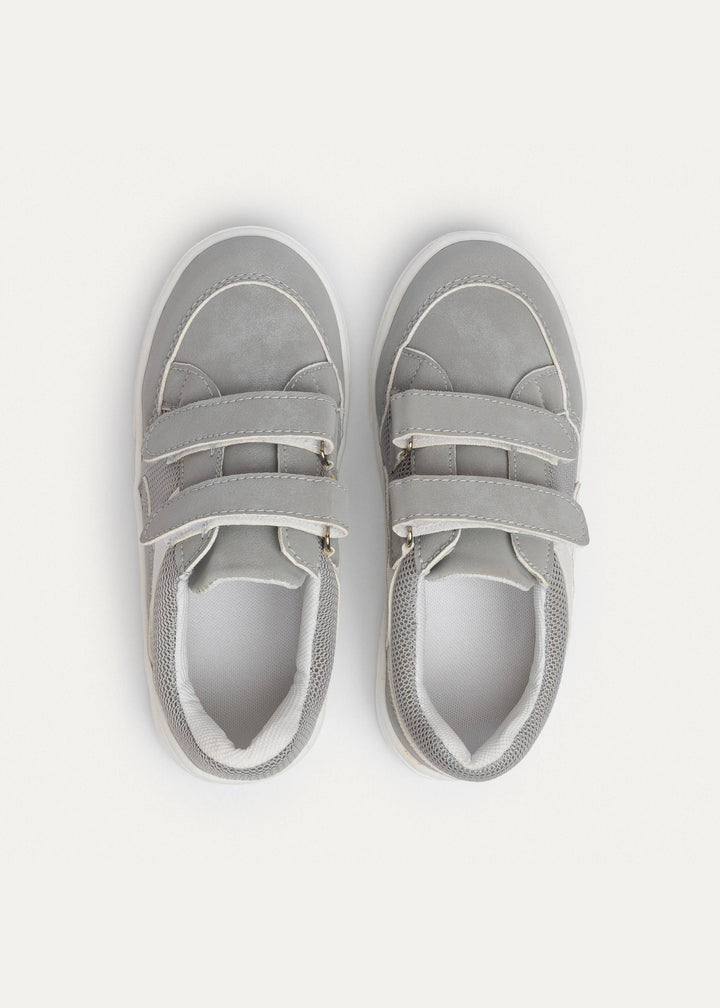 Achilles Kids | Daydream – Gray (Twin-Strap Sneakers) – Your Dream Shoe, Real Easy