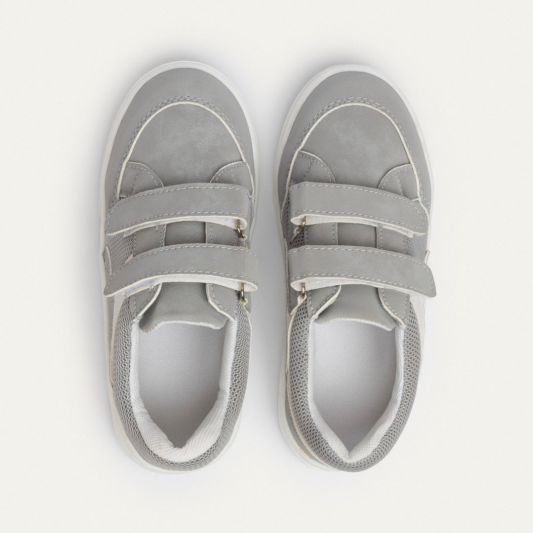Achilles Kids | Daydream – Gray (Twin-Strap Sneakers) – Your Dream Shoe, Real Easy