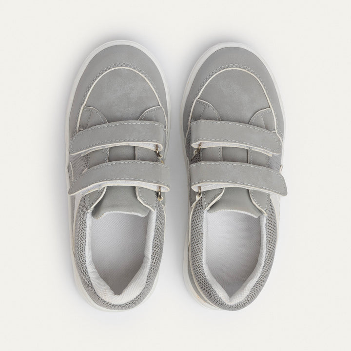Achilles Kids | Daydream – Gray (Twin-Strap Sneakers) – Your Dream Shoe, Real Easy