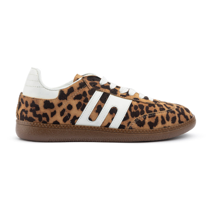 G-Sneakers | Laceup Comfy Sneakers - Full Leopard