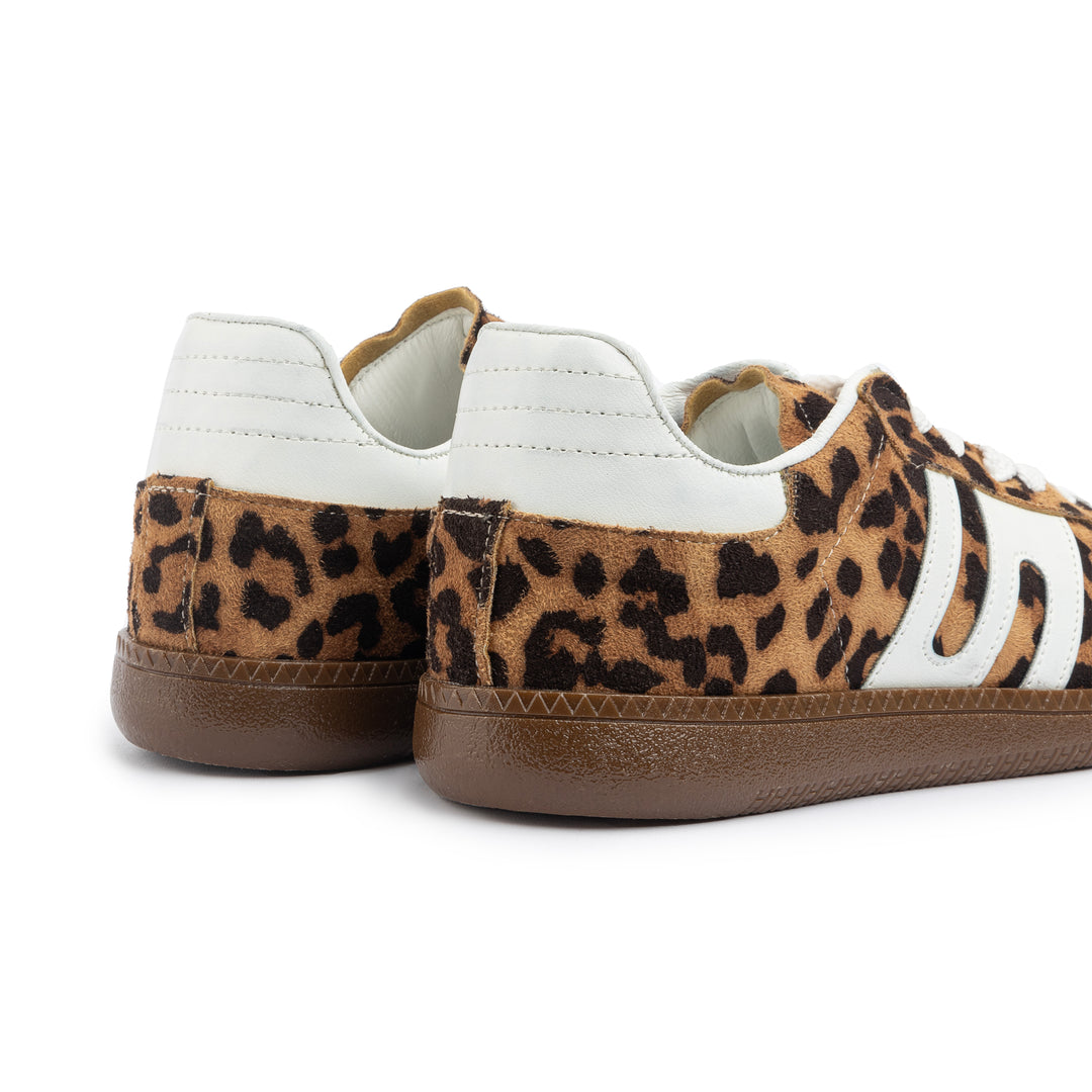 G-Sneakers | Laceup Comfy Sneakers - Full Leopard