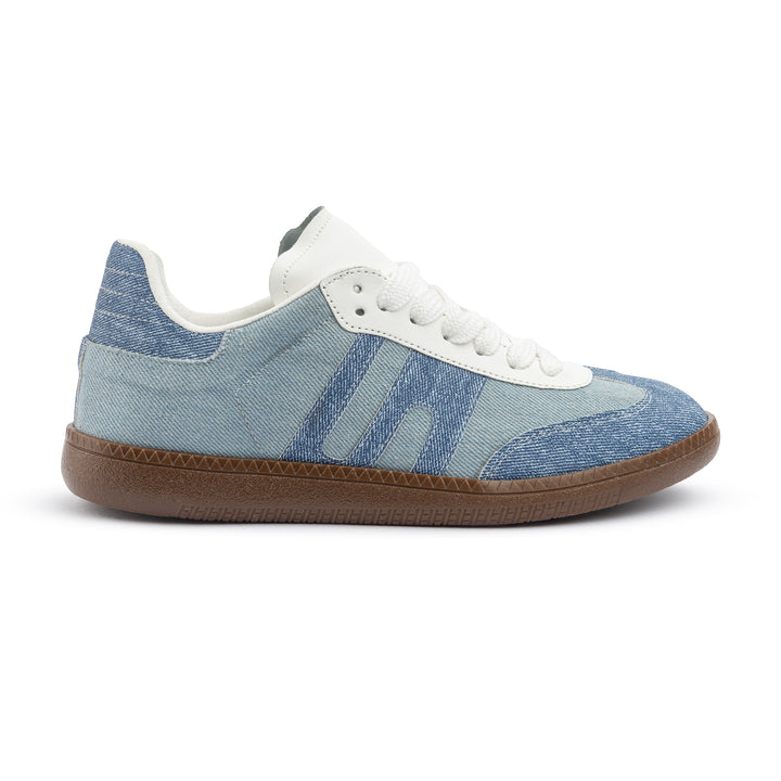 G-Sneakers | Laceup Comfy Sneakers - Denim