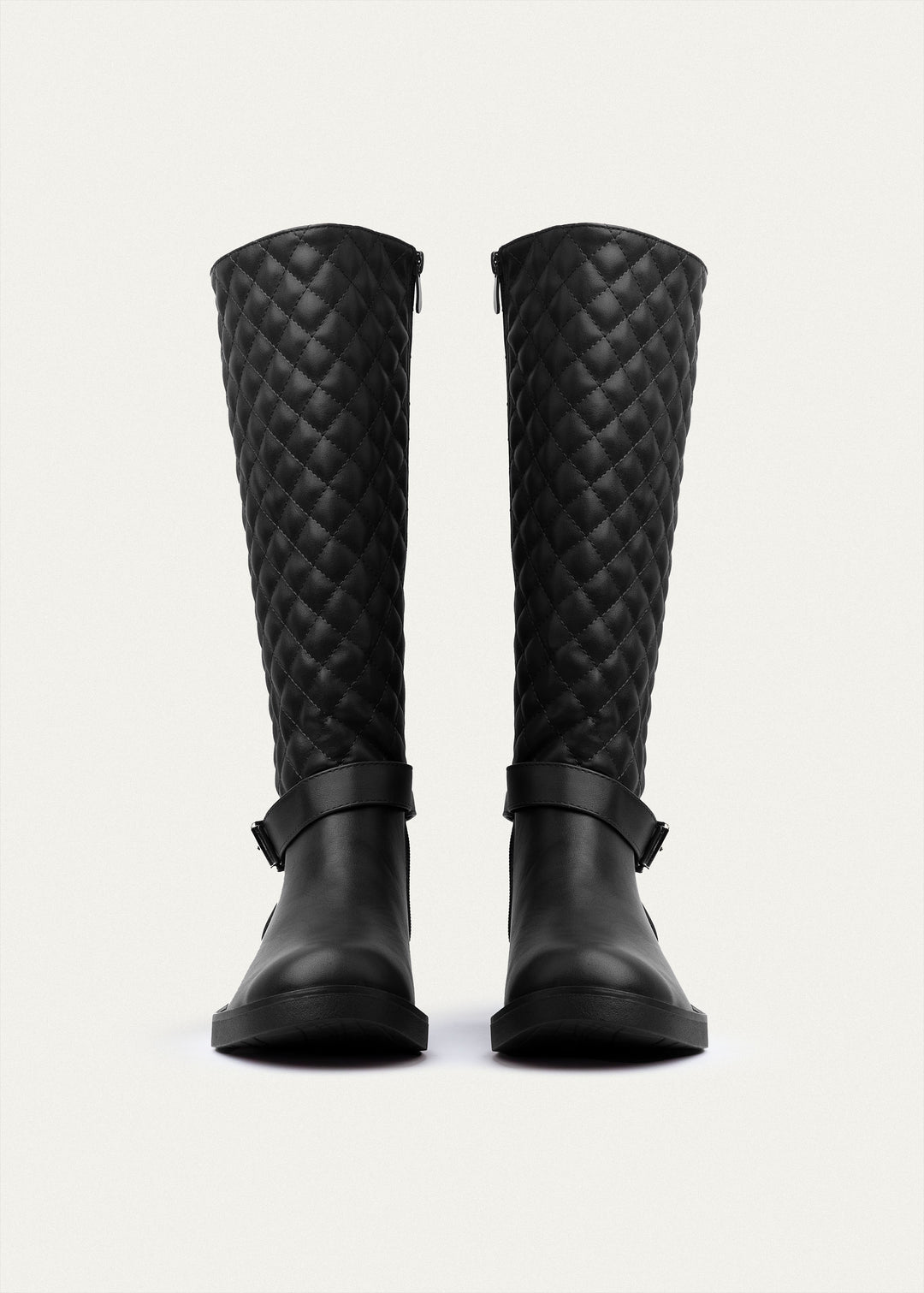 Achilles | Verona Quilted Tall Boots | Black
