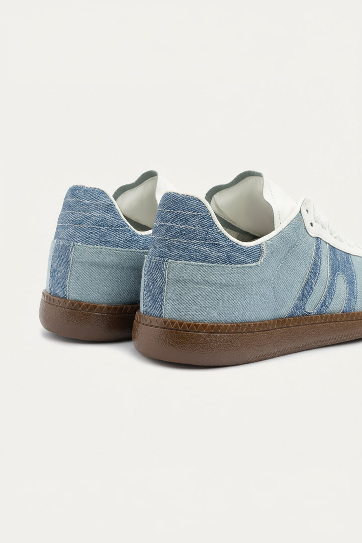 G-Sneakers | Laceup Comfy Sneakers - Denim